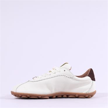 Wonders Sprintr Low Profile Flex Trainer - Off White Leather